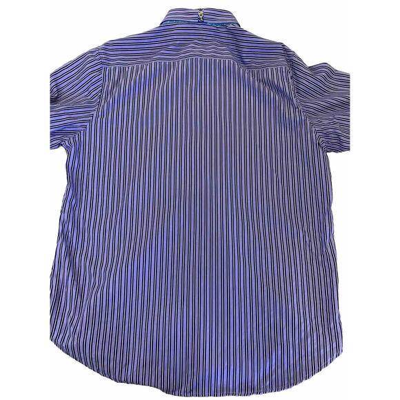 Robert Graham X Shirt Mens XXL Purple Blue Maximalist Statement Art Inspired 2XL - Picture 2 of 12